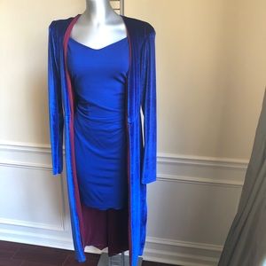 Dress mini and overlay duster